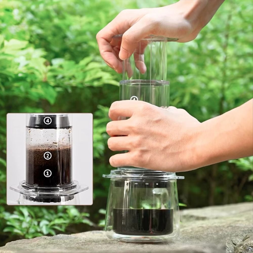 Portable Coffee Kettle French  - đánh giá và giá Pothos